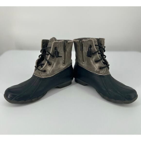 Sperry Women's Saltwater Emboss Duck Boots, Size 7 - Picture 3 of 13